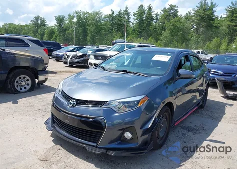 2016 Toyota Corolla S из США, поврежденный, VIN 5YFBURHE4GP473367